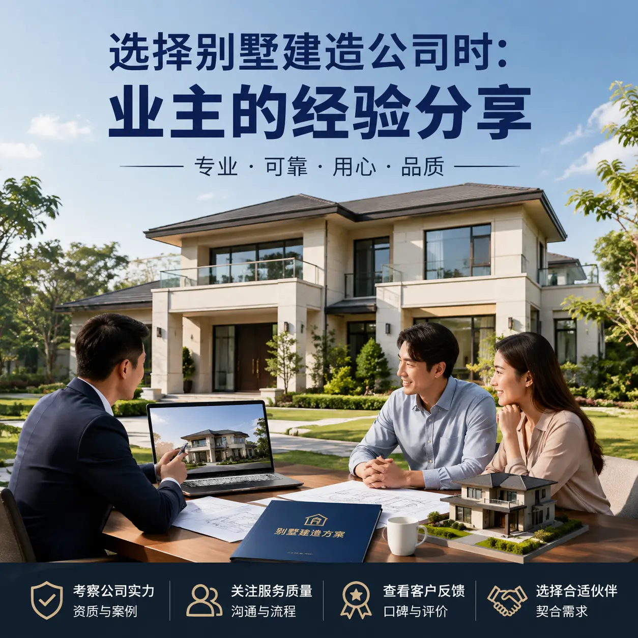 选择别墅建造公司时： 湄潭 业主的经验分享