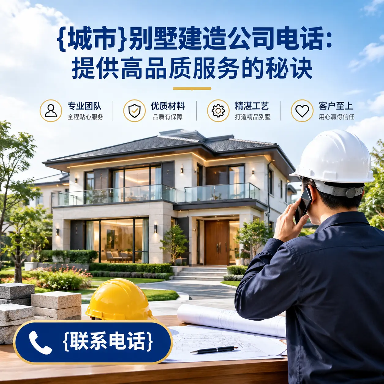 湄潭别墅建造公司电话：提供高品质服务的秘诀