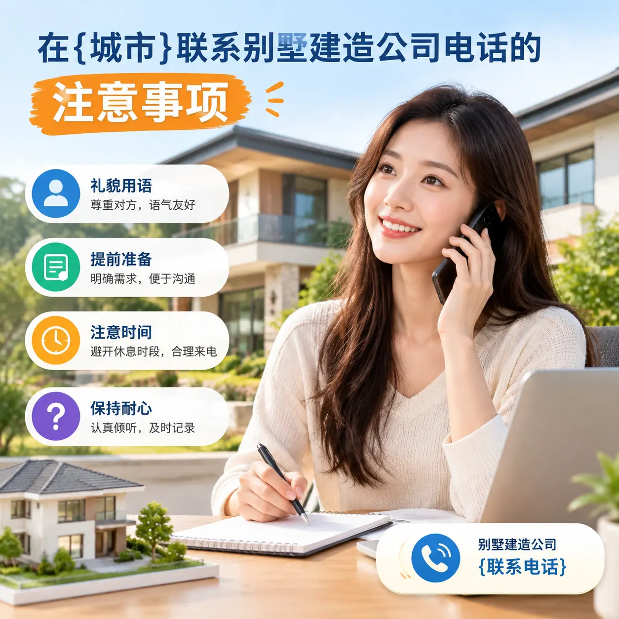 在湄潭联系别墅建造公司电话的注意事项