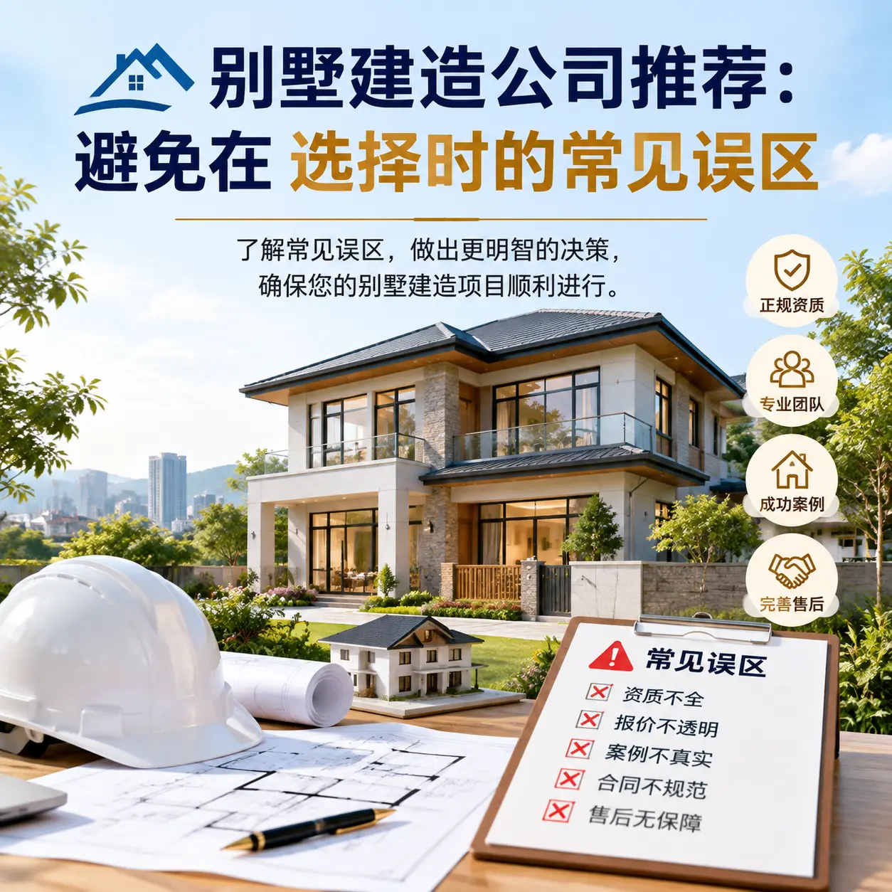 别墅建造公司推荐：避免在 湄潭 选择时的常见误区