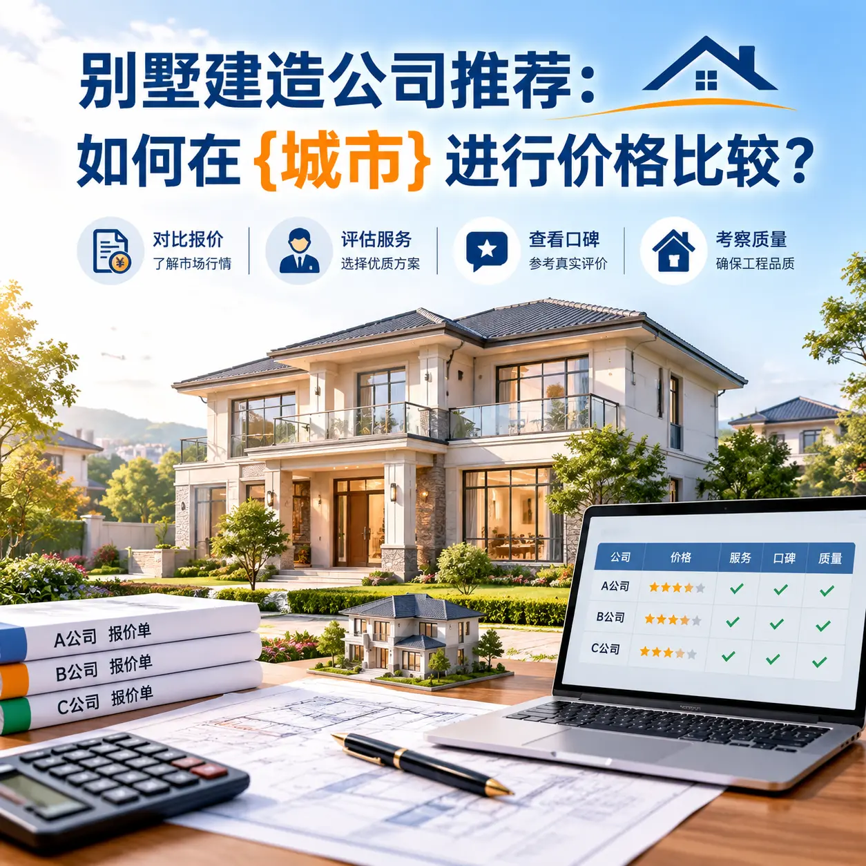 别墅建造公司推荐:如何在 湄潭 进行价格比较?