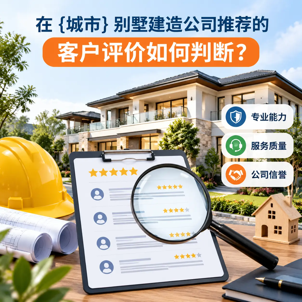 在 湄潭 别墅建造公司推荐的客户评价如何判断?
