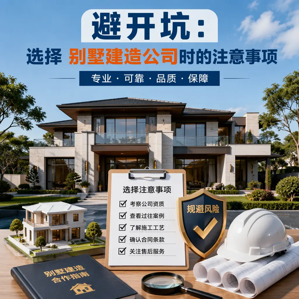 避开坑:选择 湄潭 别墅建造公司时的注意事项