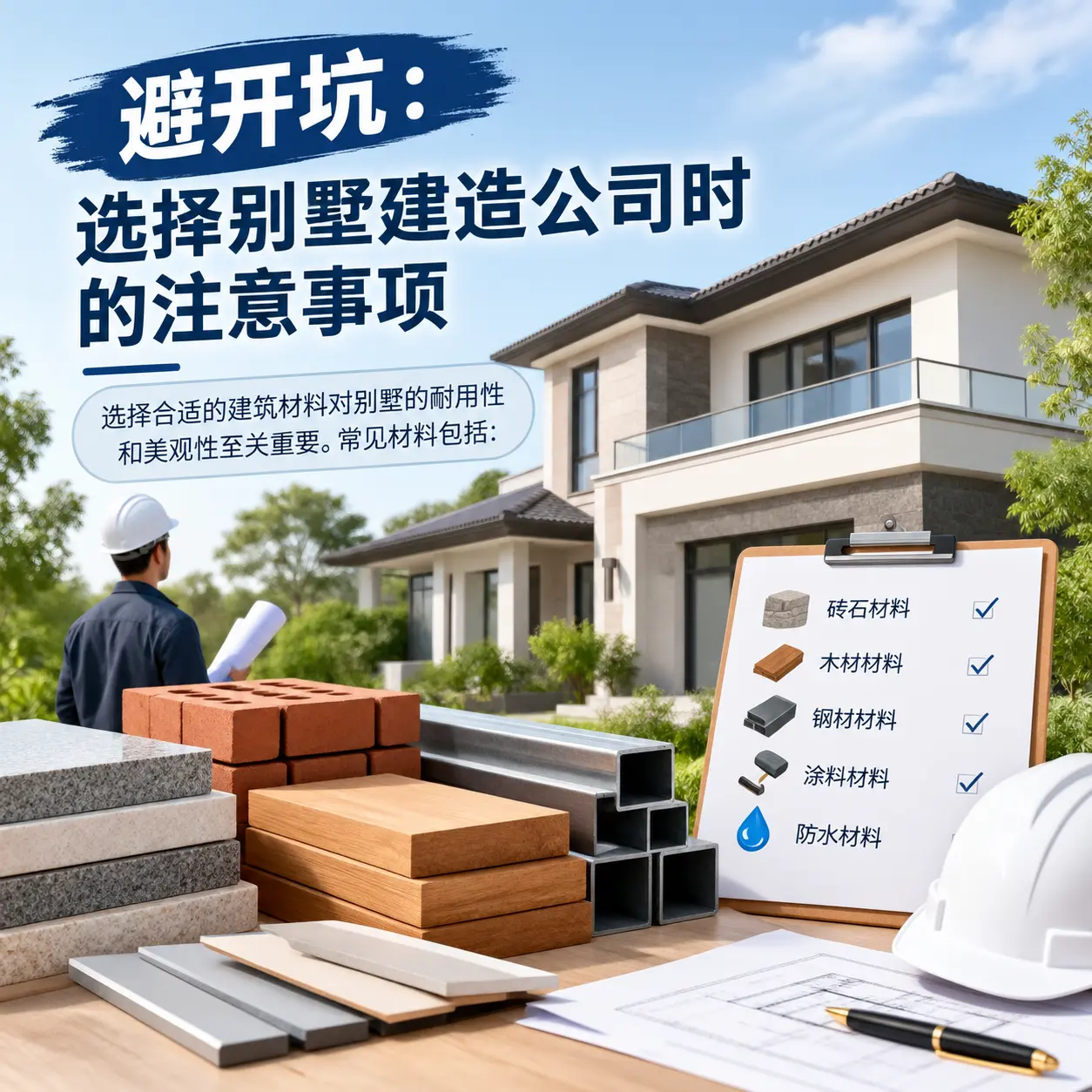 避开坑:选择 湄潭 别墅建造公司时的注意事项