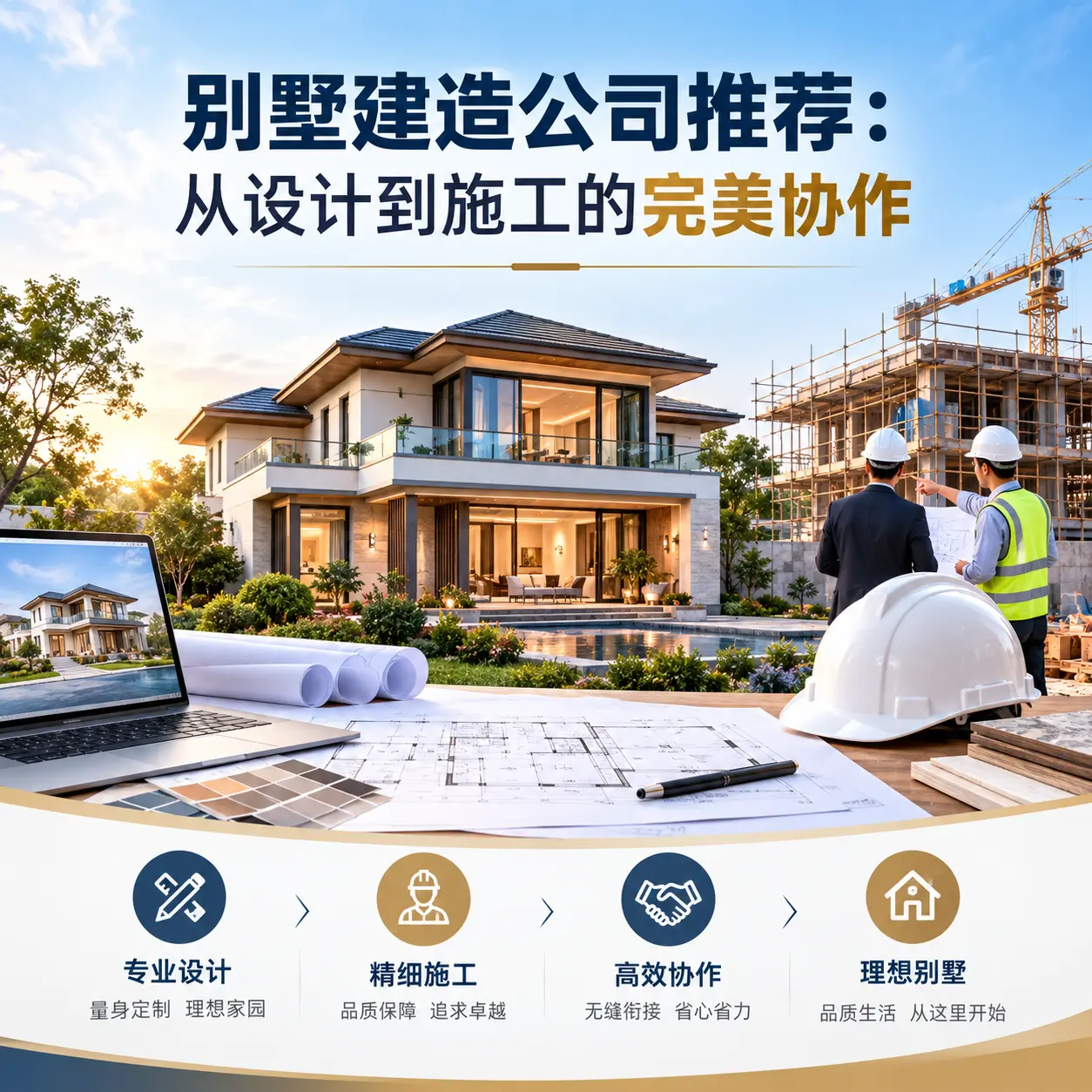 别墅建造公司推荐:从设计到施工的完美协作