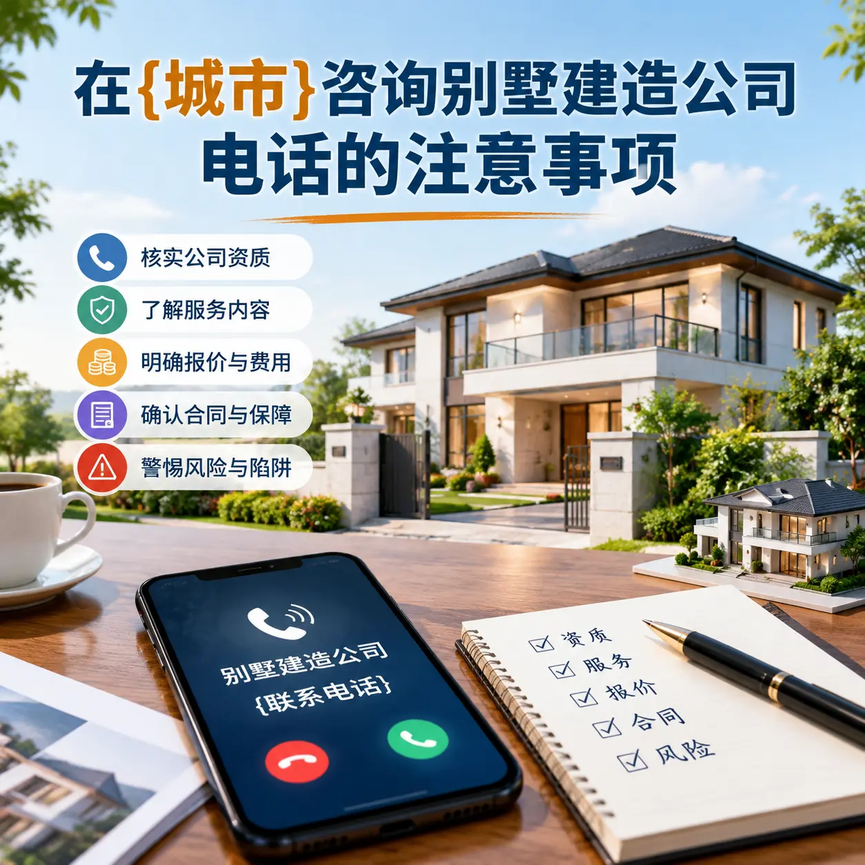 在湄潭咨询别墅建造公司电话的注意事项