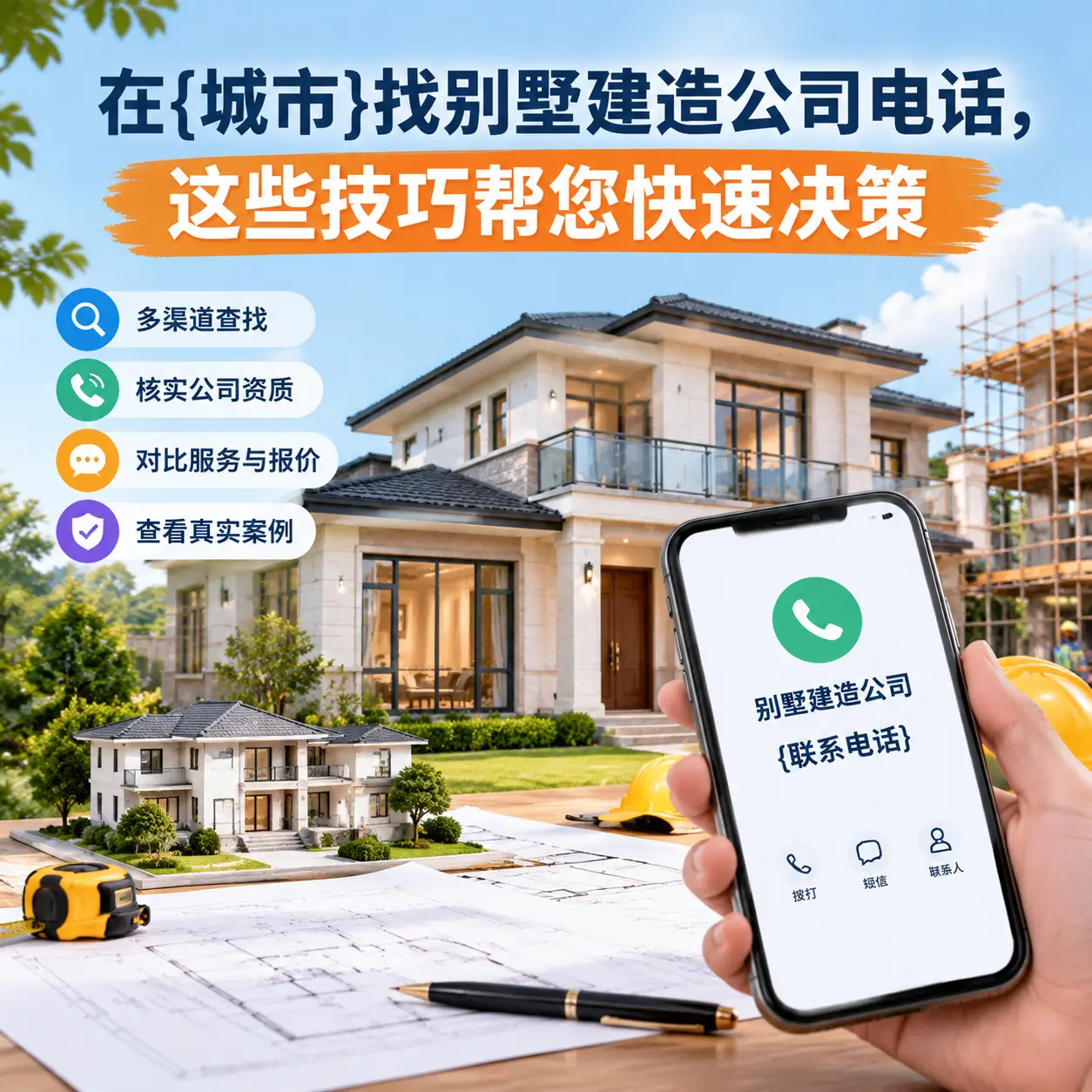 在湄潭找别墅建造公司电话,这些技巧帮您快速决策