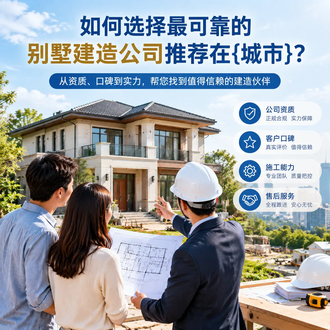如何选择最可靠的别墅建造公司推荐在湄潭?