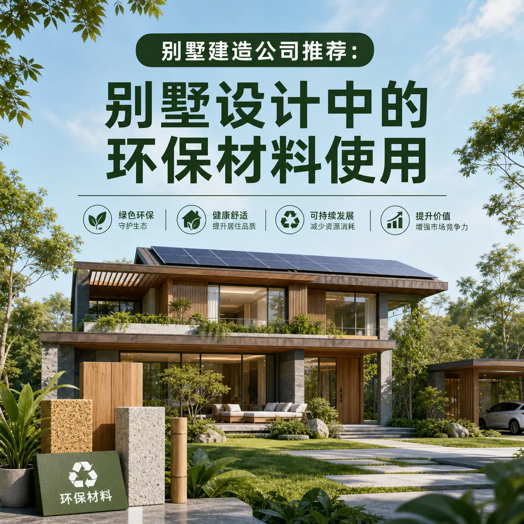 别墅建造公司推荐: 湄潭 别墅设计中的环保材料使用