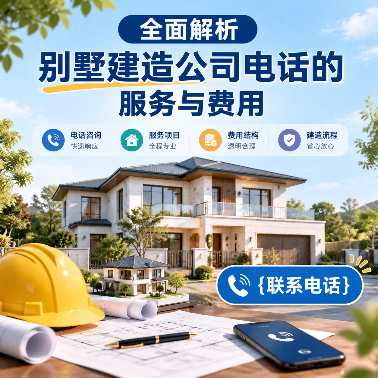 全面解析湄潭别墅建造公司电话的服务与费用